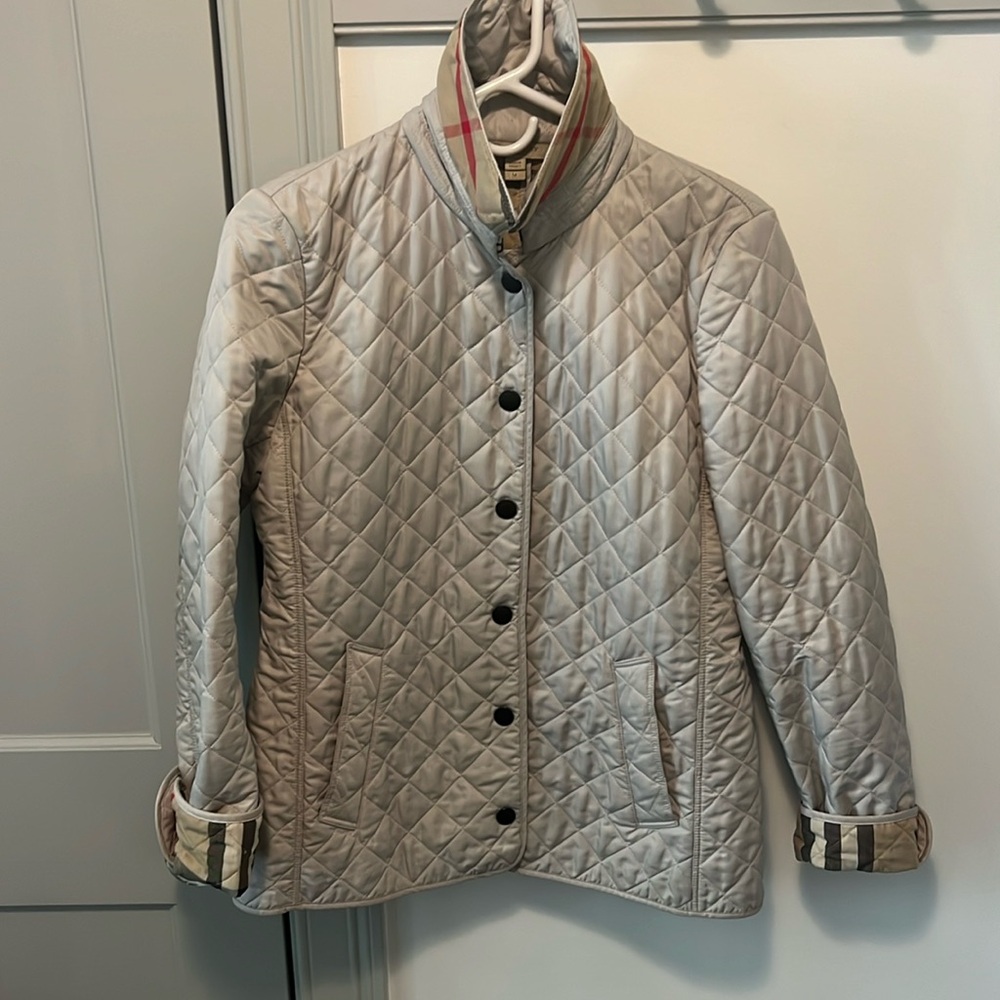 Burberry Brit Light Tan Quilted Women’s Jacket - M